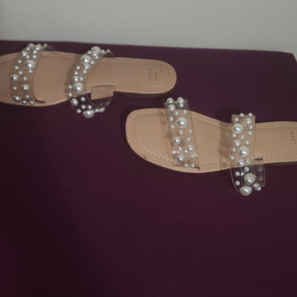 A New Day Embellished 2 Straps Ladies Sandals Size 9 - Picture 5 of 6